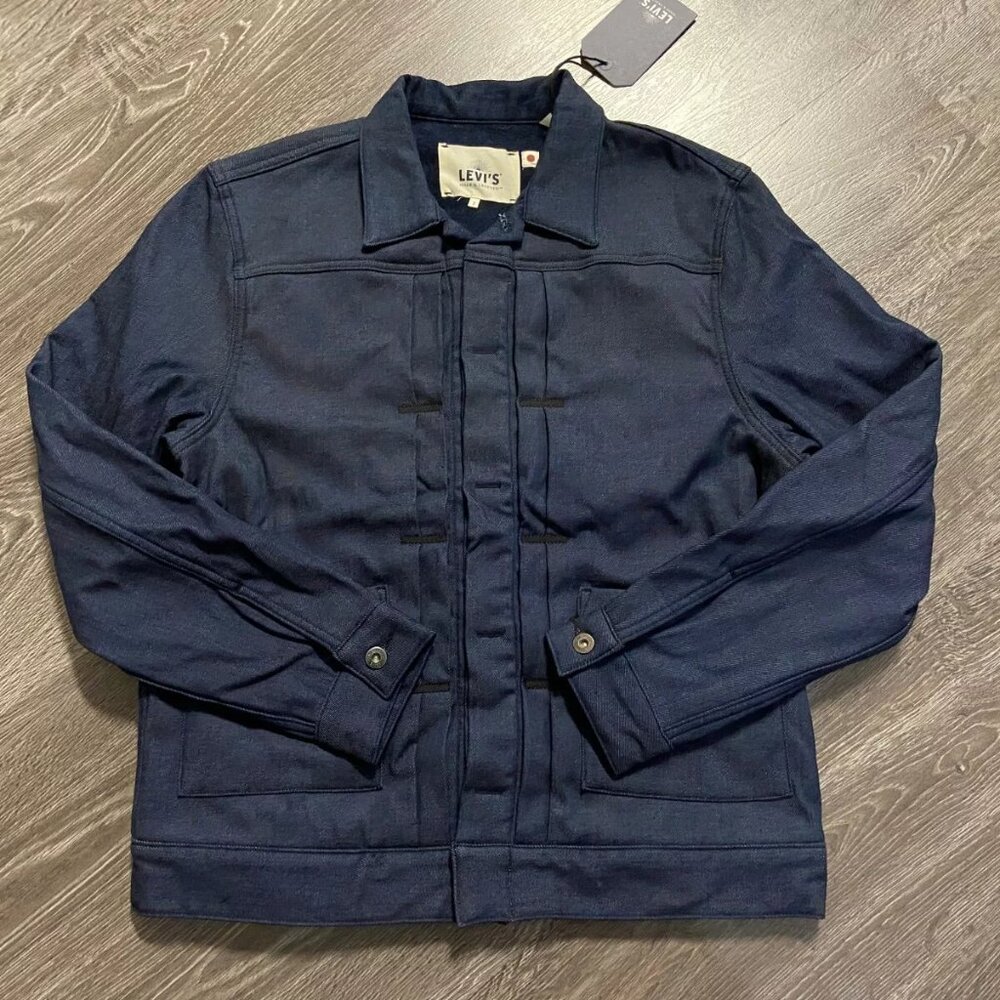 Levi's Made & Crafted Mens Type II Trucker Jacket Japan Fabric Denim Size 0 $348